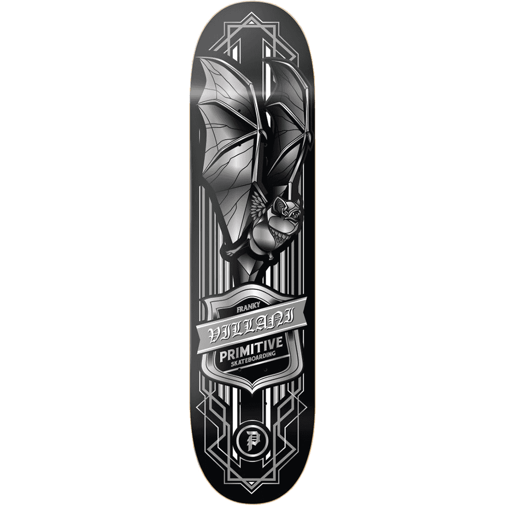 primitive board holofoil bat franky villani (silver) 8.5 primitive board holofoil bat franky villani (silver) 8.5