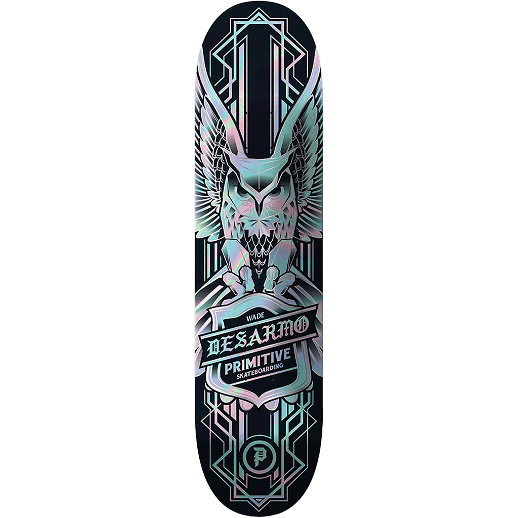 primitive board spectra foil owl wade desarmo 8.125 primitive board spectra foil owl wade desarmo 8.125