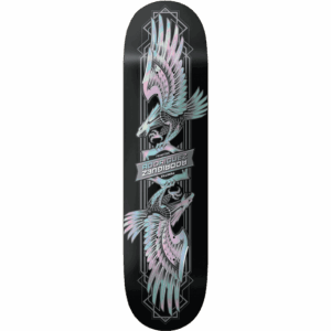 primitive board twin nose eagle paul rodriguez (black) 8.25
