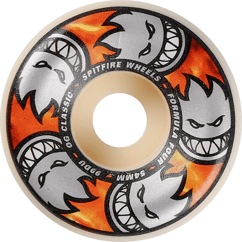 spitfire wheels f4 conical og classic multiball 99a 54mm spitfire wheels f4 conical og classic multiball 99a 54mm