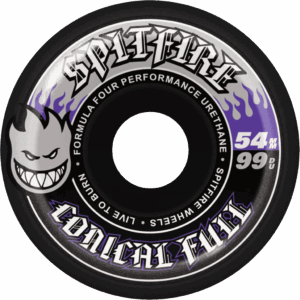 spitfire wheels formula four conical full (black) 99a 54mm