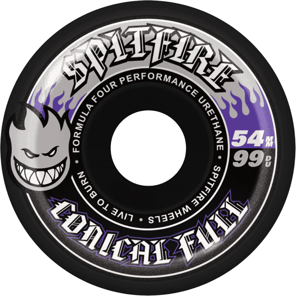spitfire wheels formula four conical full (black) 99a 54mm spitfire wheels formula four conical full (black) 99a 54mm