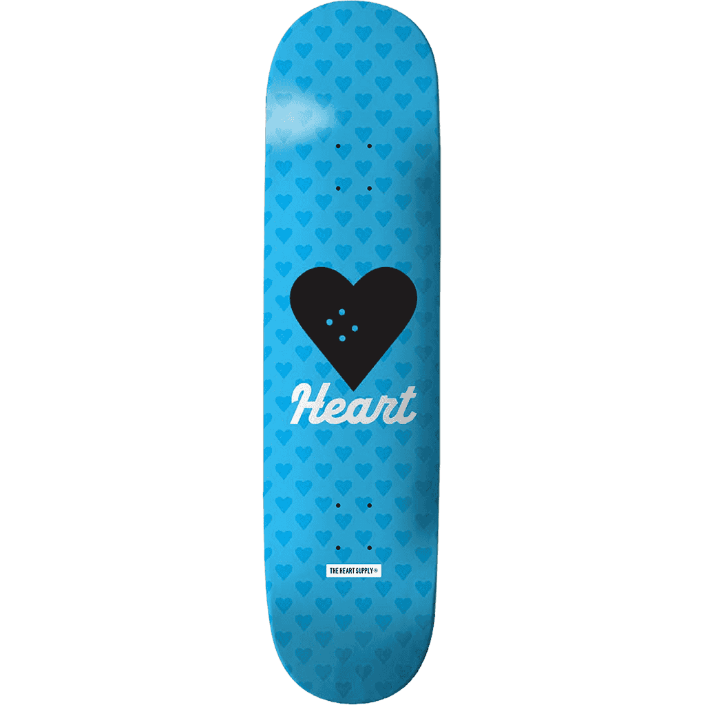 the heart supply board vertical flow (neon blue) 8.25 the heart supply board vertical flow (neon blue) 8.25