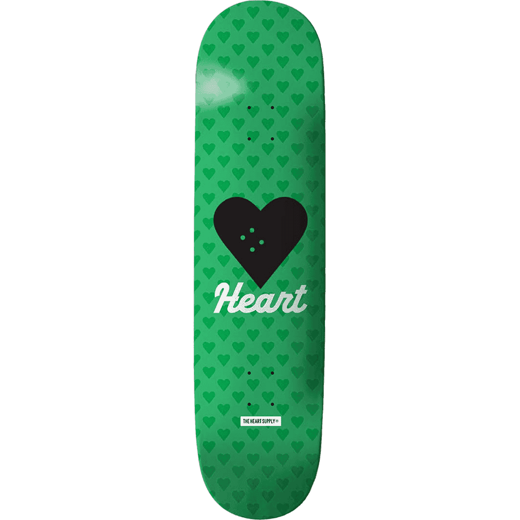 the heart supply board r7 vertical flow (neon green) 8.125 the heart supply board r7 vertical flow (neon green) 8.125