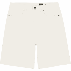volcom short denim billow (dirty white)