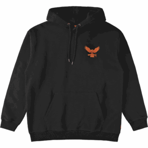 volcom sweatshirt hood hammered (black)
