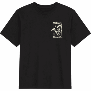volcom tee shirt giddyup (black)