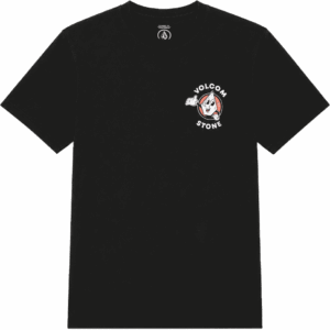 volcom tee shirt miste stone (black)