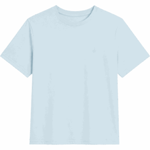 volcom tee shirt stone blanks (light blue acid)