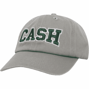 cash only cap 6 panel campus (washed grey)