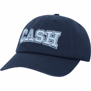 cash only cap 6 panel campus (washed navy)