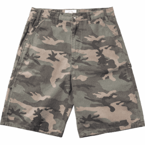cash only short carpenter ripstop (woodland camo)