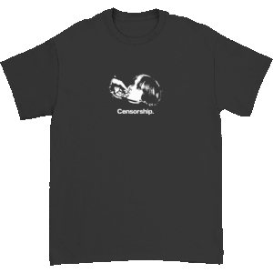 censorship tee shirt lil puff
