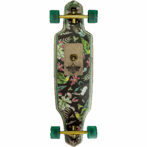 dusters longboard predator (green) 34×9.125