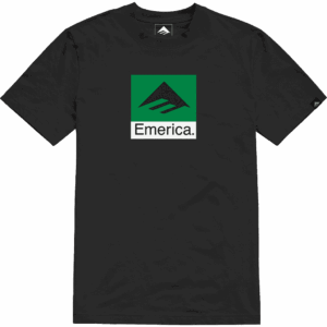 emerica tee shirt classic combo (black)