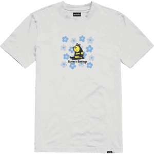 etnies tee shirt beeings floral (white)