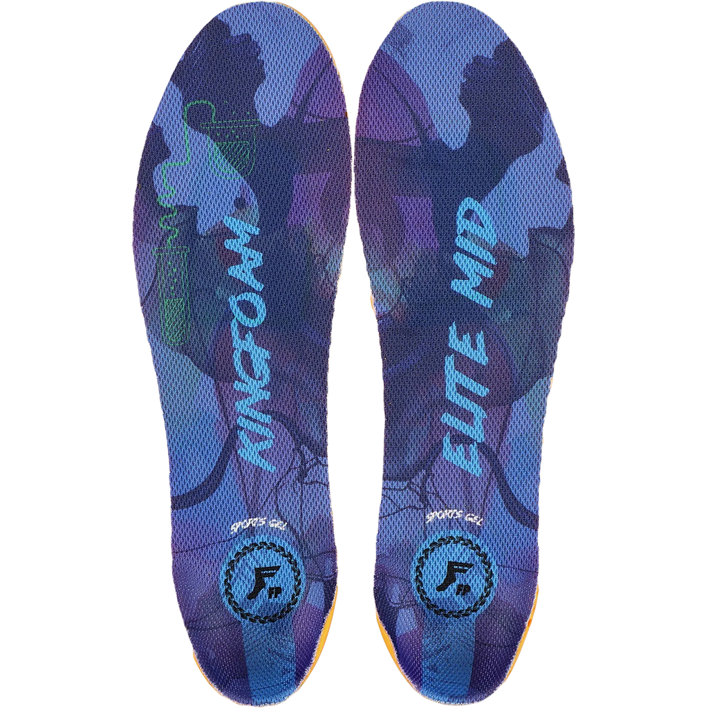 footprint insoles kingfoam elite mid (blue camo/lite blue) footprint insoles kingfoam elite mid (blue camo/lite blue)