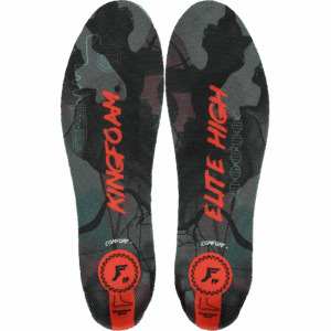 footprint insoles kingfoam elite quantum heel hi (blk camo/red)