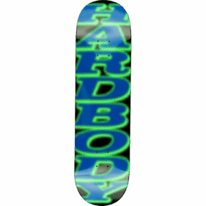 hardbody board stacked spot (blue/neon) 8.25