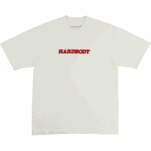 hardbody tee shirt ink blot logo (white)