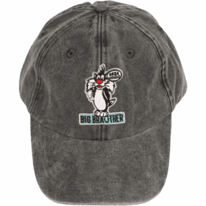 haze cap 6 panel big brauther (black washed)