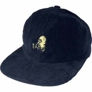 heroin cap snapback corduroy egg (navy)