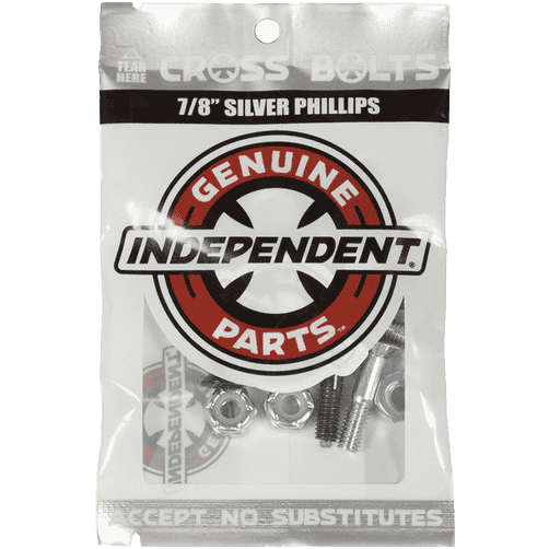 independent bolts genuine parts cross (blk/silver) phillips 7/8 independent bolts genuine parts cross (blk/silver) phillips 7/8