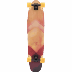landyachtz longboard ripper watercolor 36.9×9
