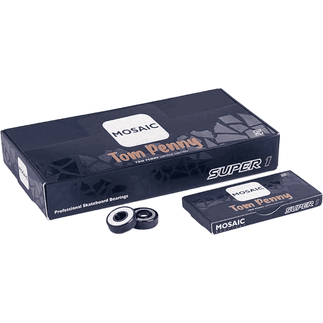 mosaic bearings tom penny abec 7 (black/white) mosaic bearings tom penny abec 7 (black/white)