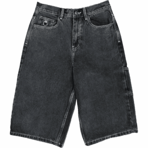 nnsns short denim carpenter jort biggerfoot (black)