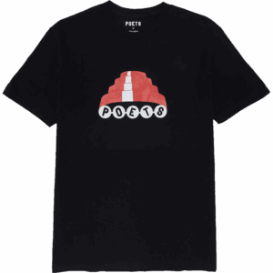 poets tee shirt devo (black)