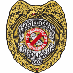 powell peralta patch skateboard police