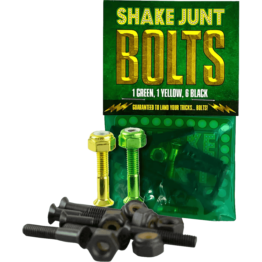 shake junt bolts (1 green 1 yellow 6 black) allen 7/8 shake junt bolts (1 green 1 yellow 6 black) allen 7/8