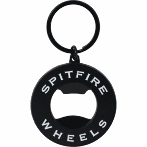 spitfire keychain bottle opener classic swirl (black/white)