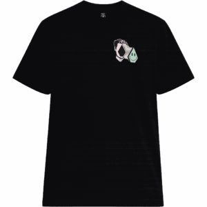 volcom tee shirt bsc aura (black)