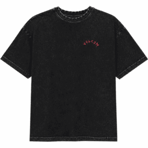 volcom tee shirt wrong angel (light acid black)