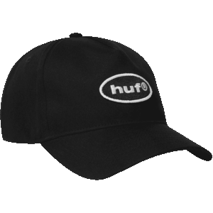 huf cap 5 panel 89 oval (black)