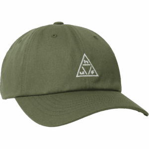 huf cap 6 panel 89 tt logo (olive/white)