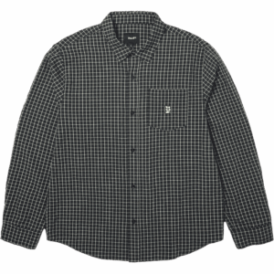 huf shirt long sleeves woven megablast (black)