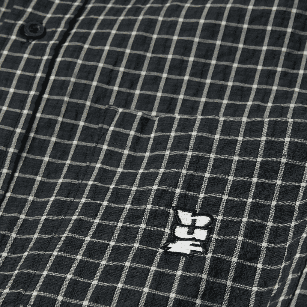 huf shirt long sleeves woven megablast (black) huf shirt long sleeves woven megablast (black)