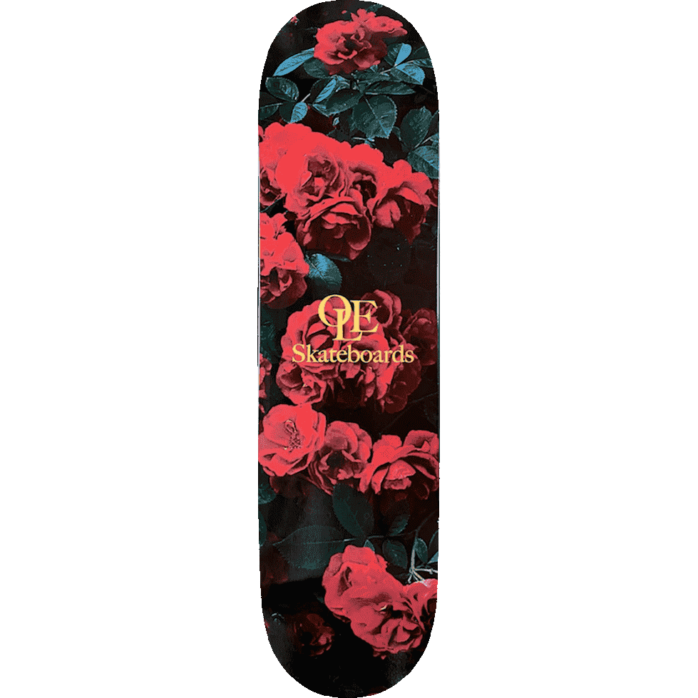 olé board red rose 8.5 olé board red rose 8.5