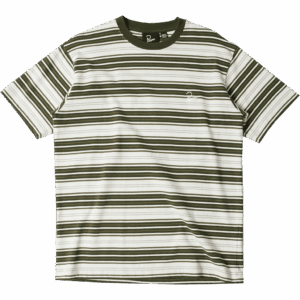 parra tee shirt signature striped (green)