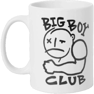 polar mug big boy club (white)