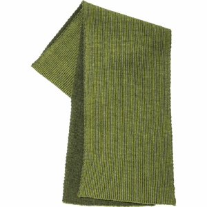 polar scarf lines merino (chartreuse/olive)