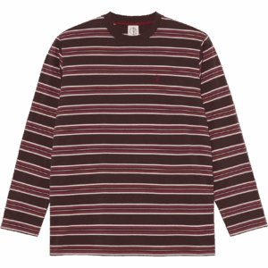 polar tee shirt long sleeves steve (brown/red)