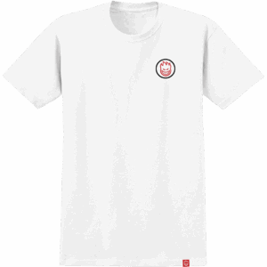 spitfire tee shirt classic swirl overlay (white)
