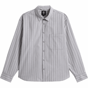 vans shirt long sleeves rowan stripe woven (light grey)