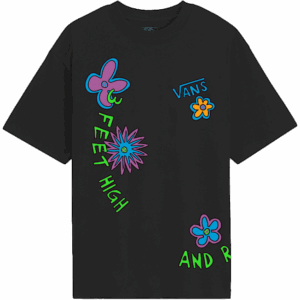 vans tee shirt de la soul 3 feet high (black)