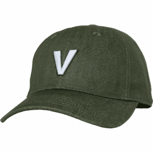 venture cap strapback retro v (olive denim)