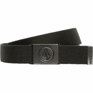 volcom belt circle (rinsed black)